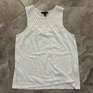 banana republic white blouse